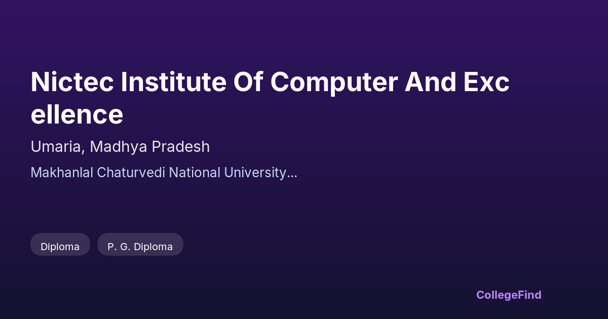 nictec institute of computer and excellence