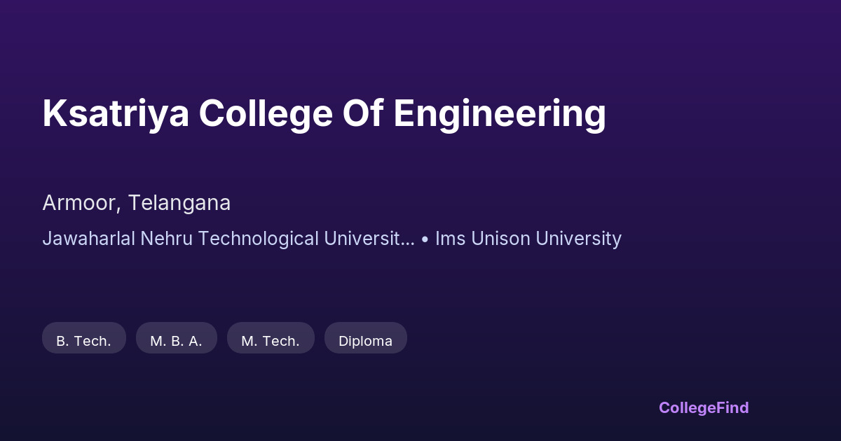 ksatriya college of engineering