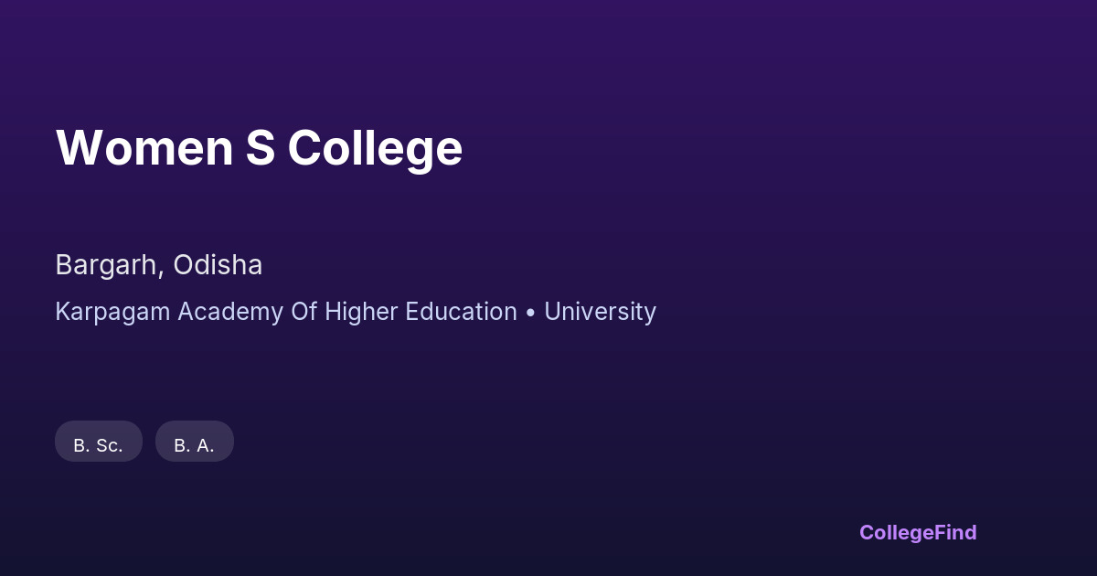 women s college