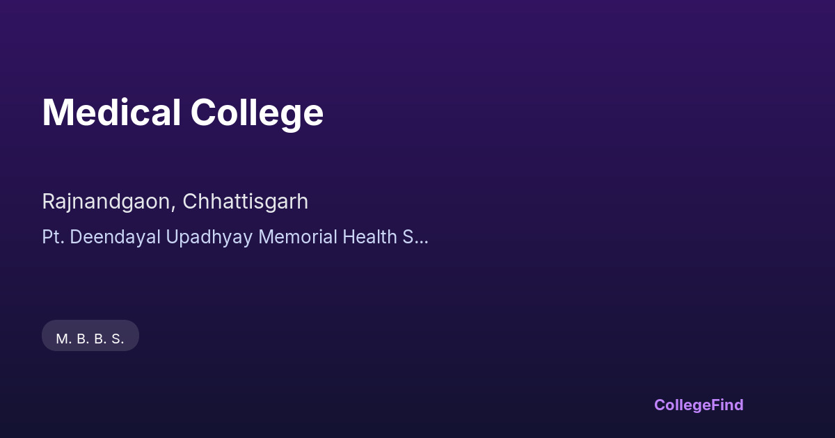 medical college