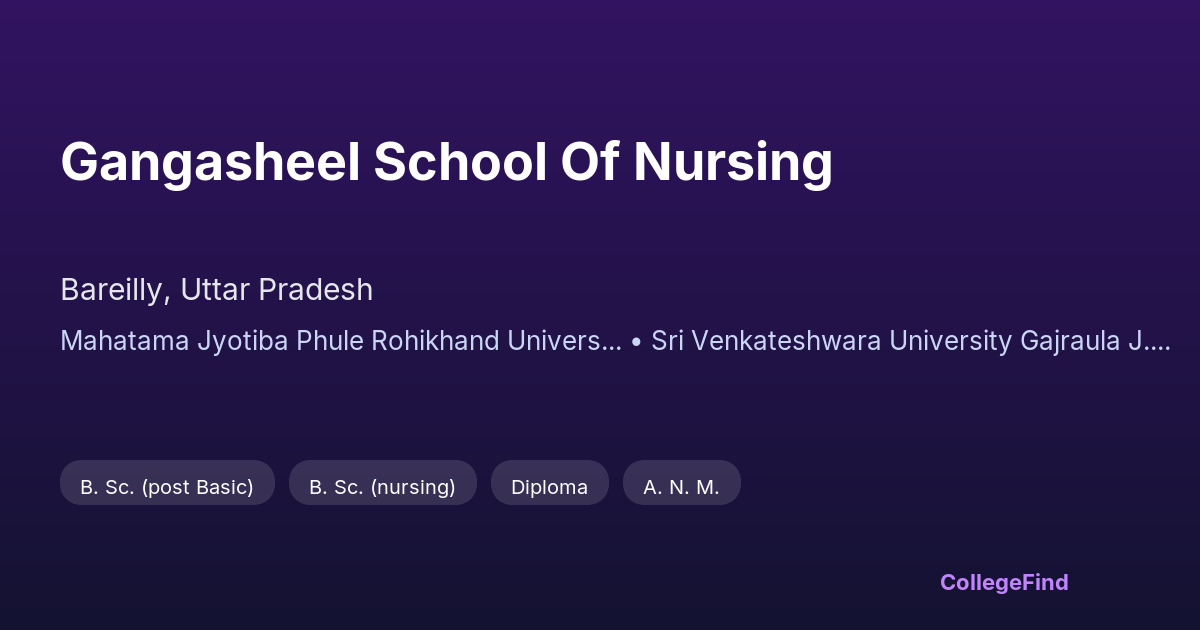 gangasheel school of nursing