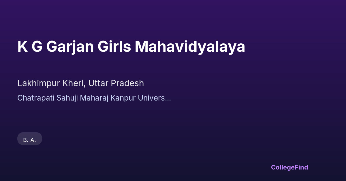 k g garjan girls mahavidyalaya