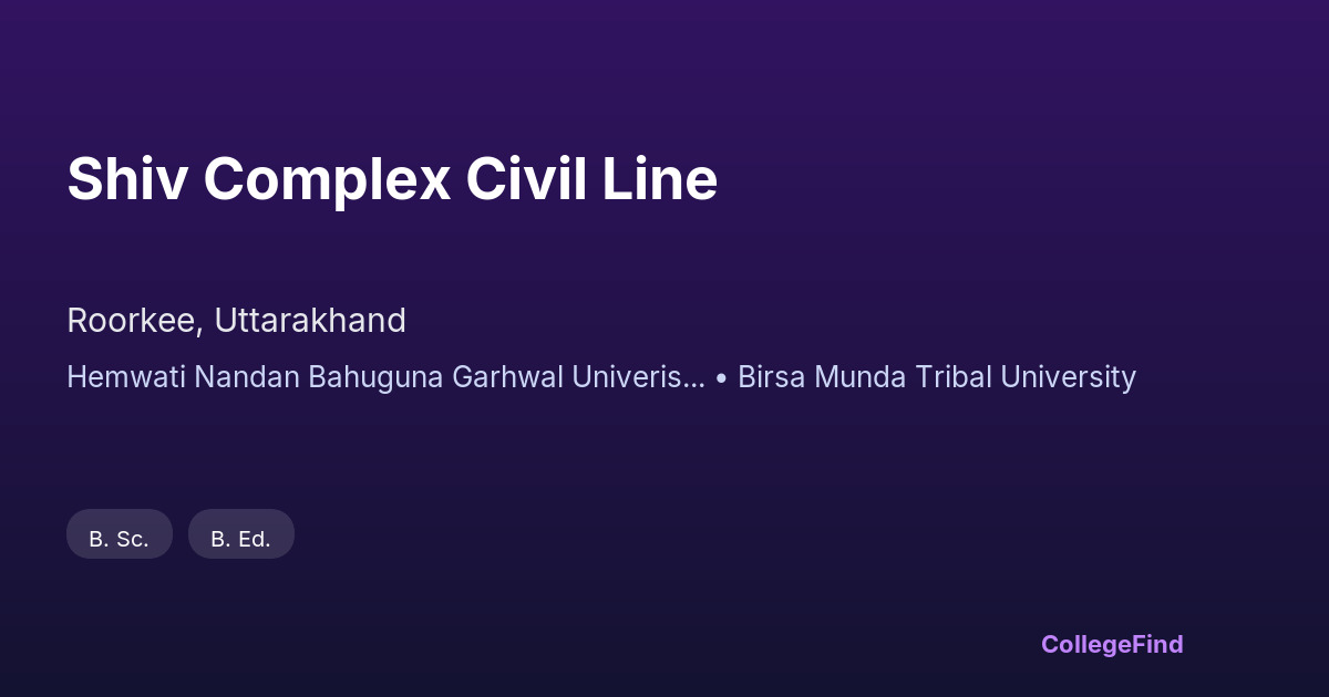 shiv complex civil line