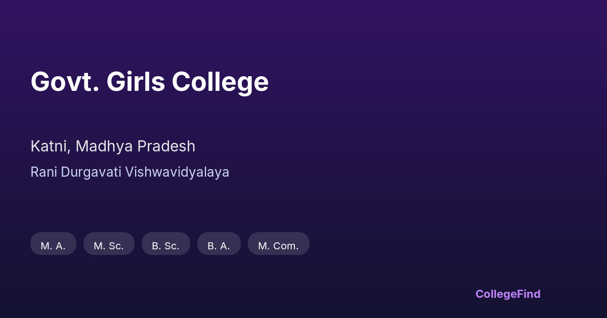 govt. girls college