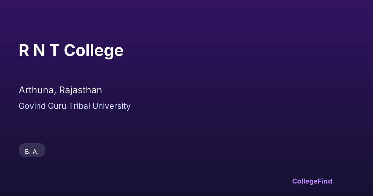 r n t college
