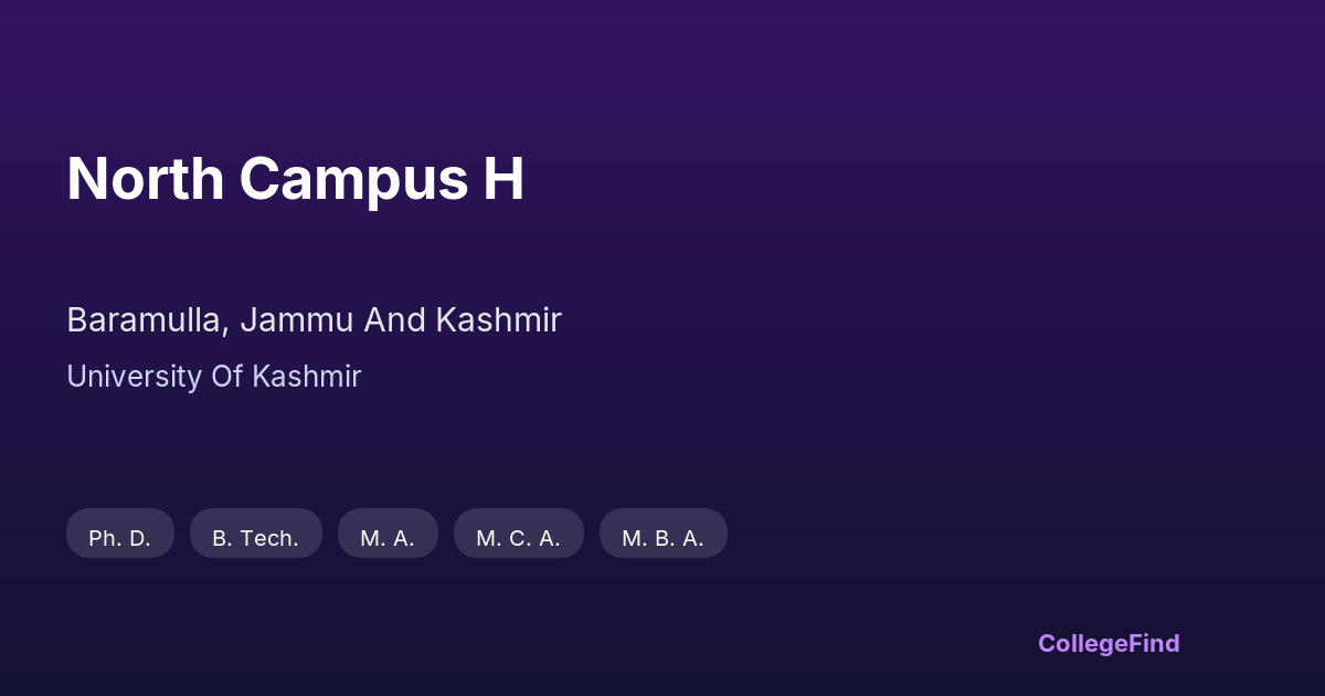 north campus h