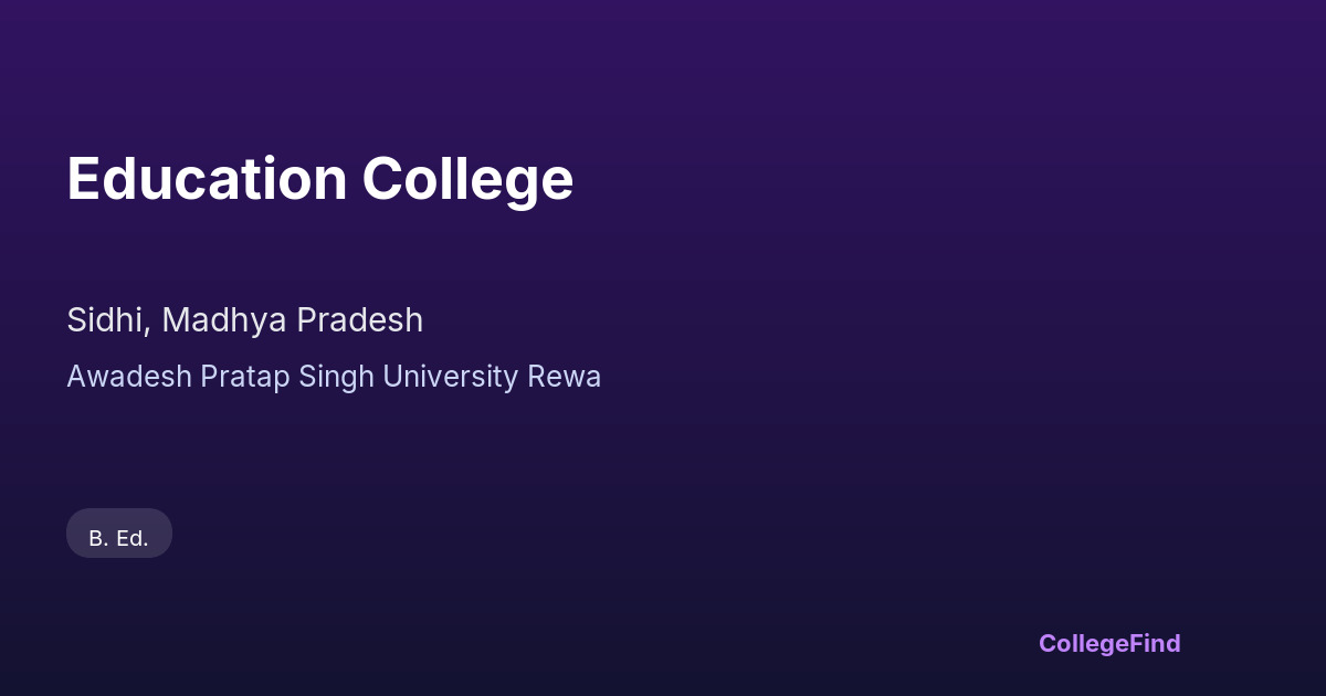 education college