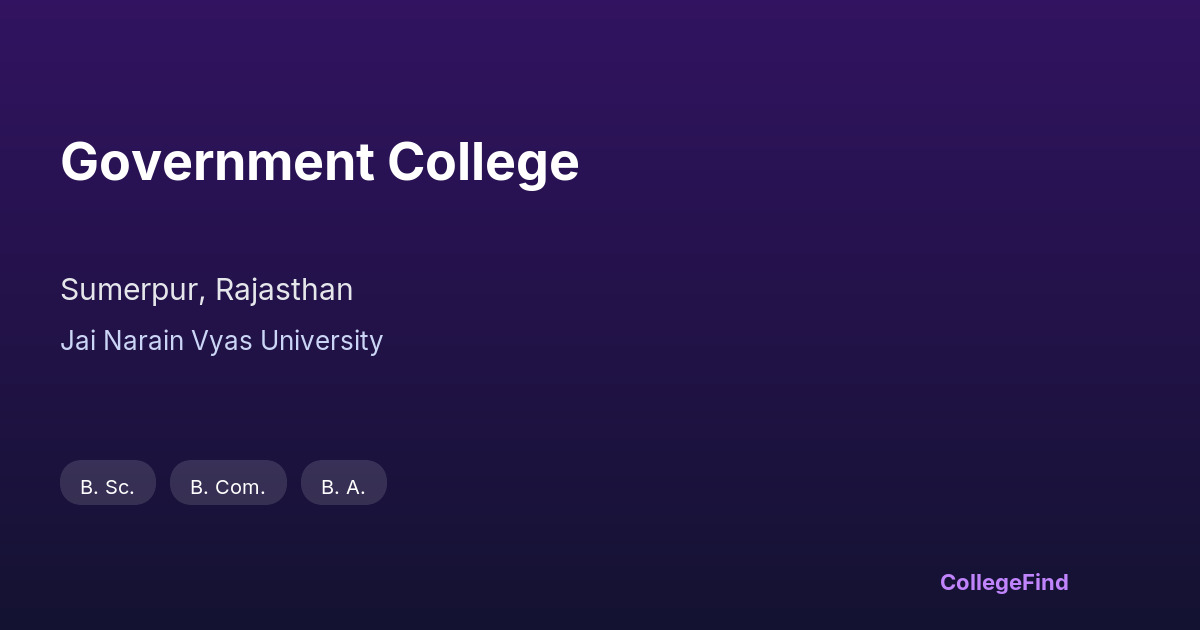 government college