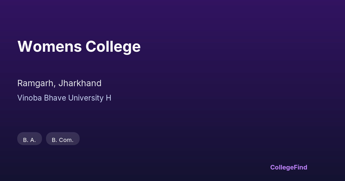 womens college