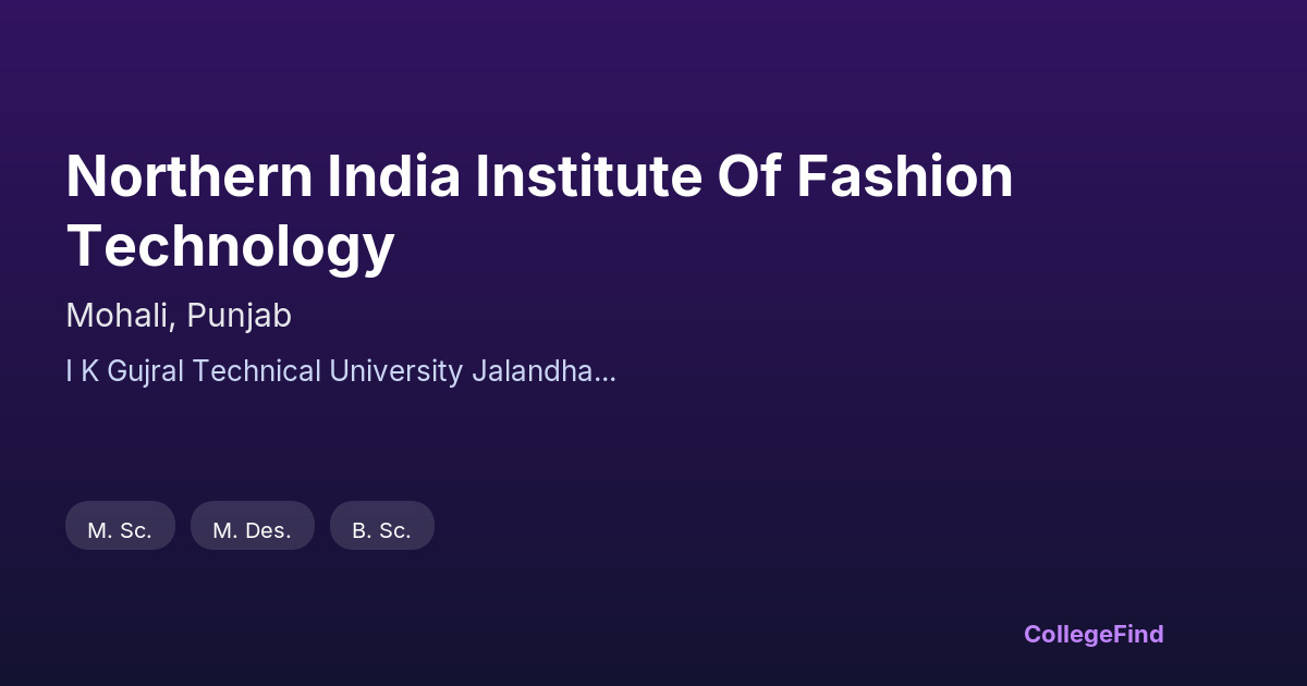northern india institute of fashion technology