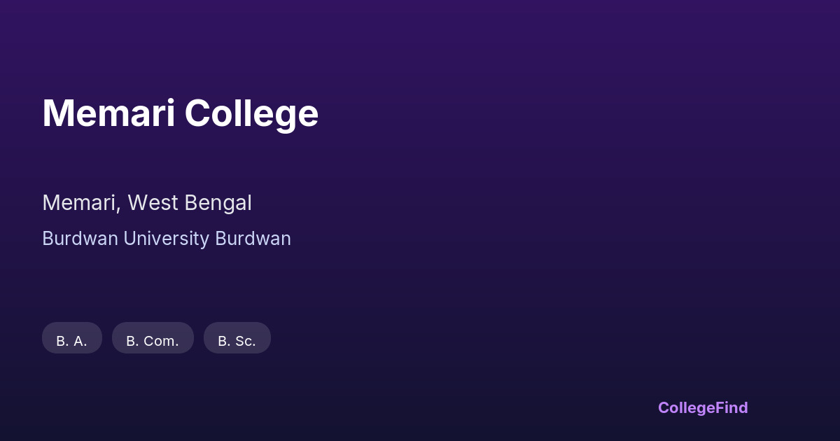 memari college
