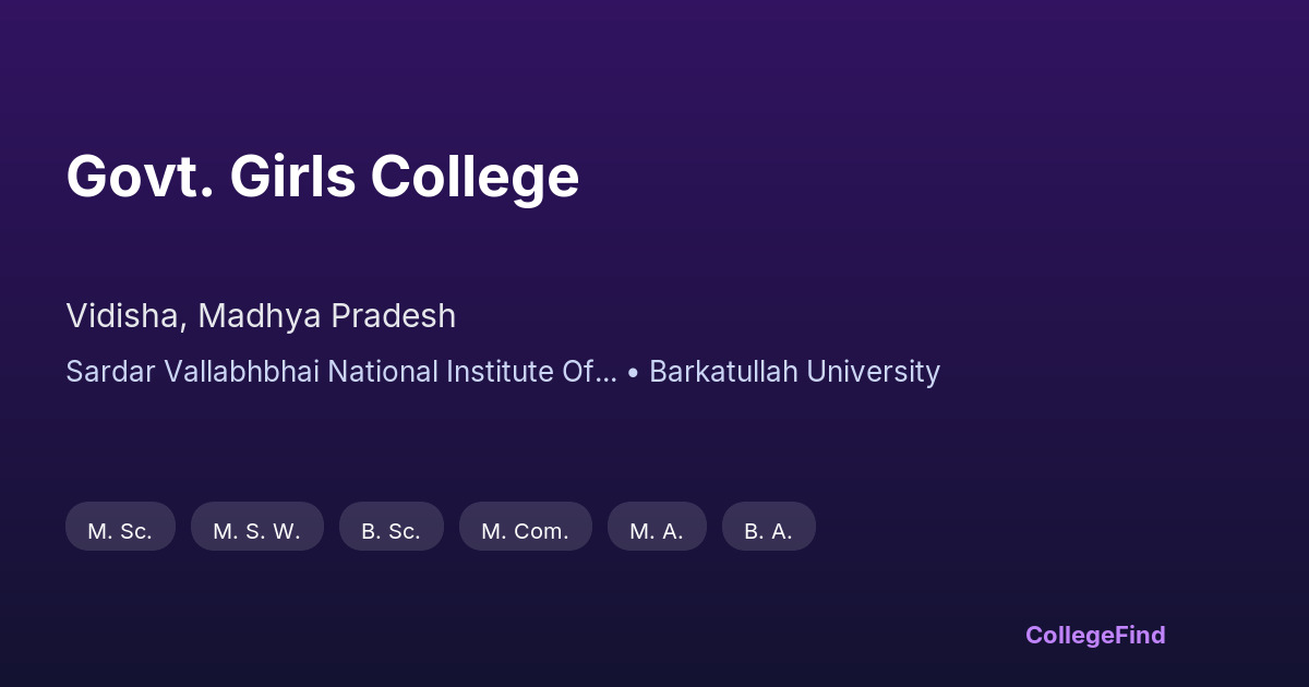 govt. girls college