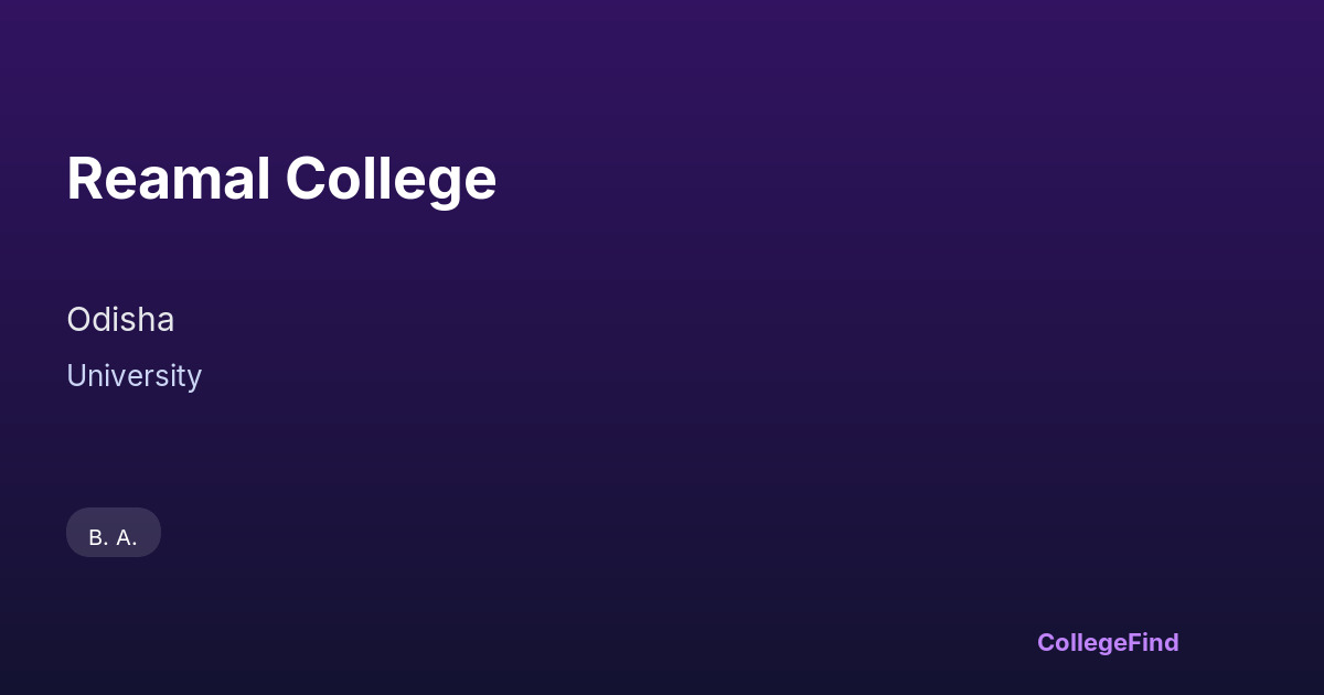 reamal college