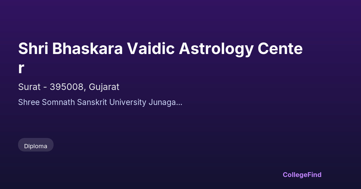 shri bhaskara vaidic astrology center