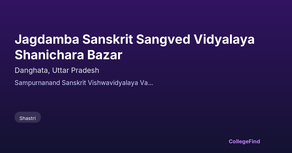 jagdamba sanskrit sangved vidyalaya shanichara bazar