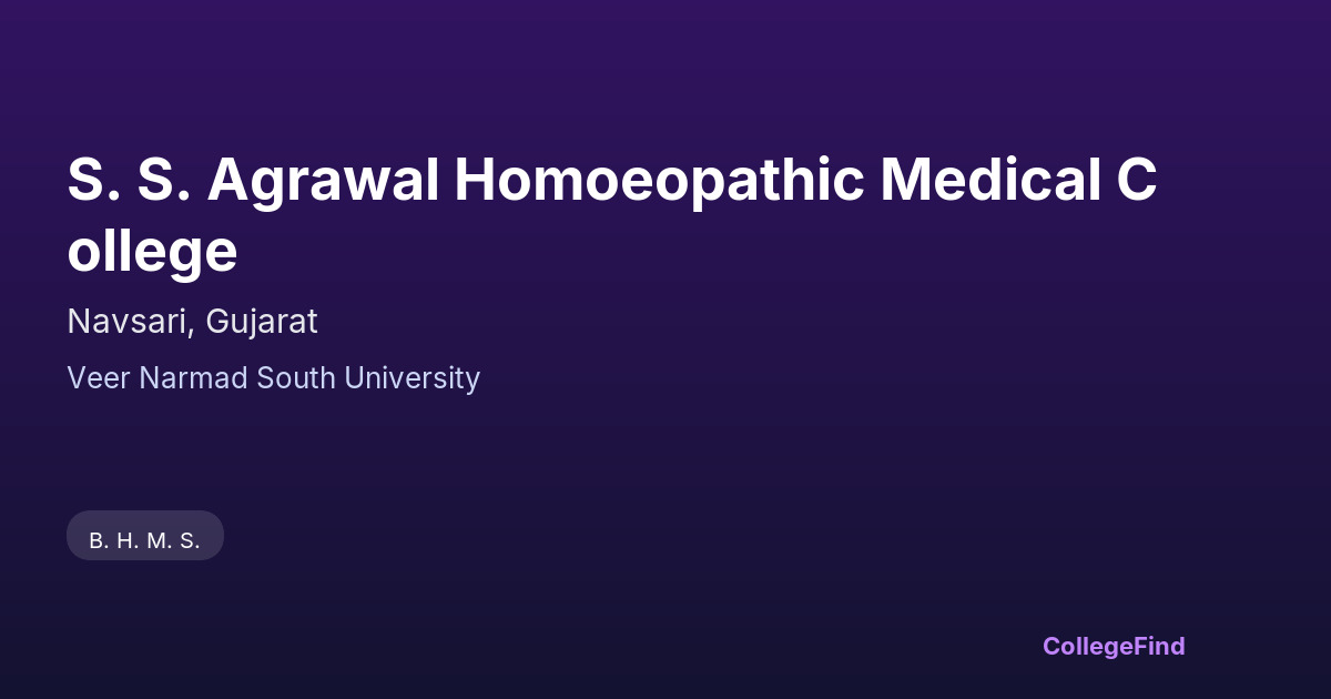 s. s. agrawal homoeopathic medical college