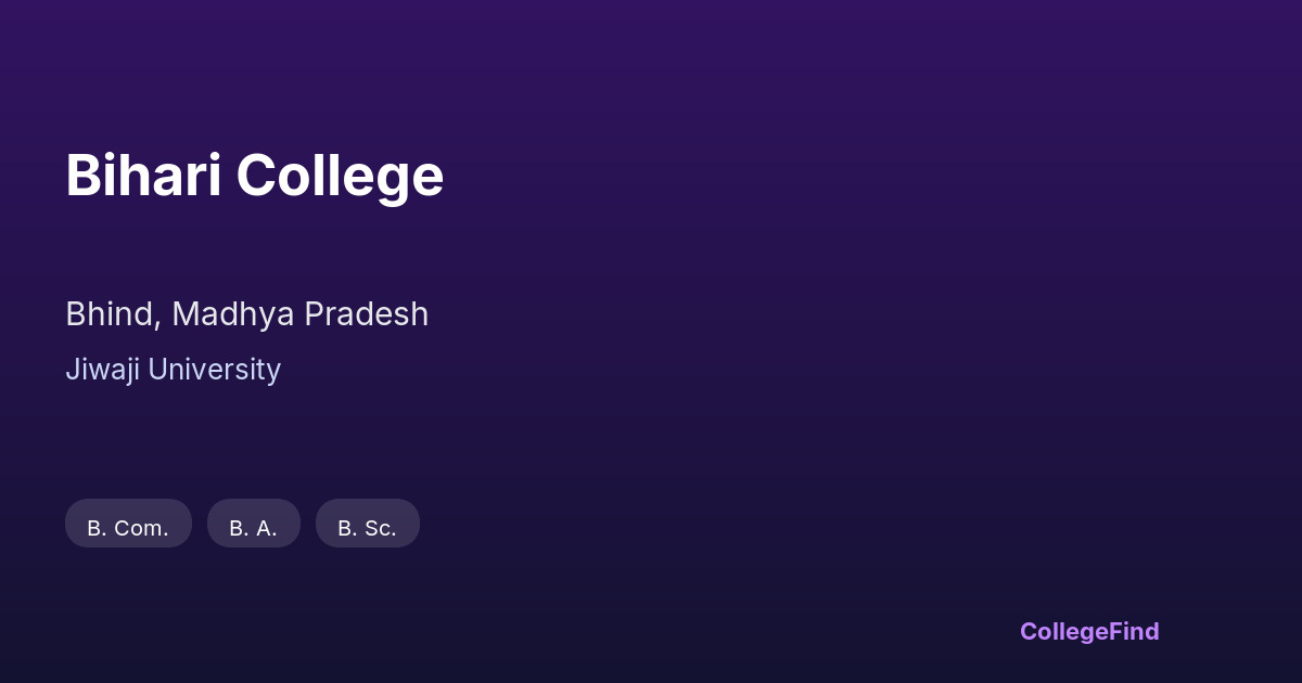 bihari college