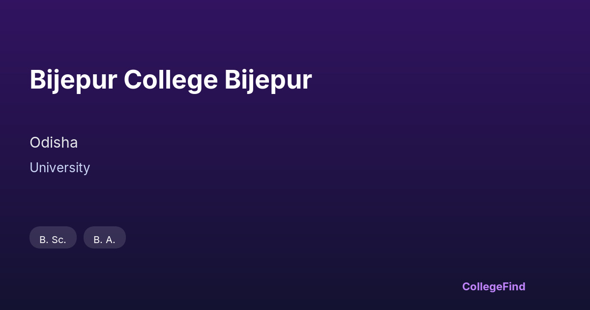 bijepur college bijepur