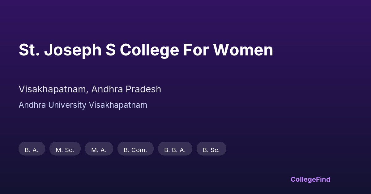 st. joseph s college for women
