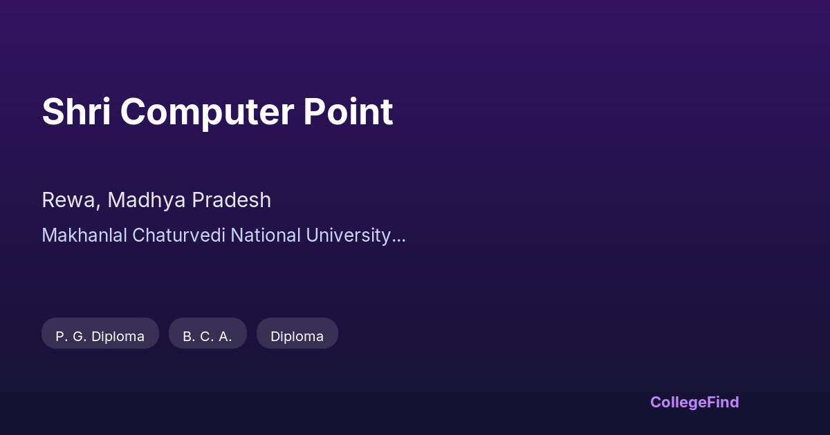 shri computer point
