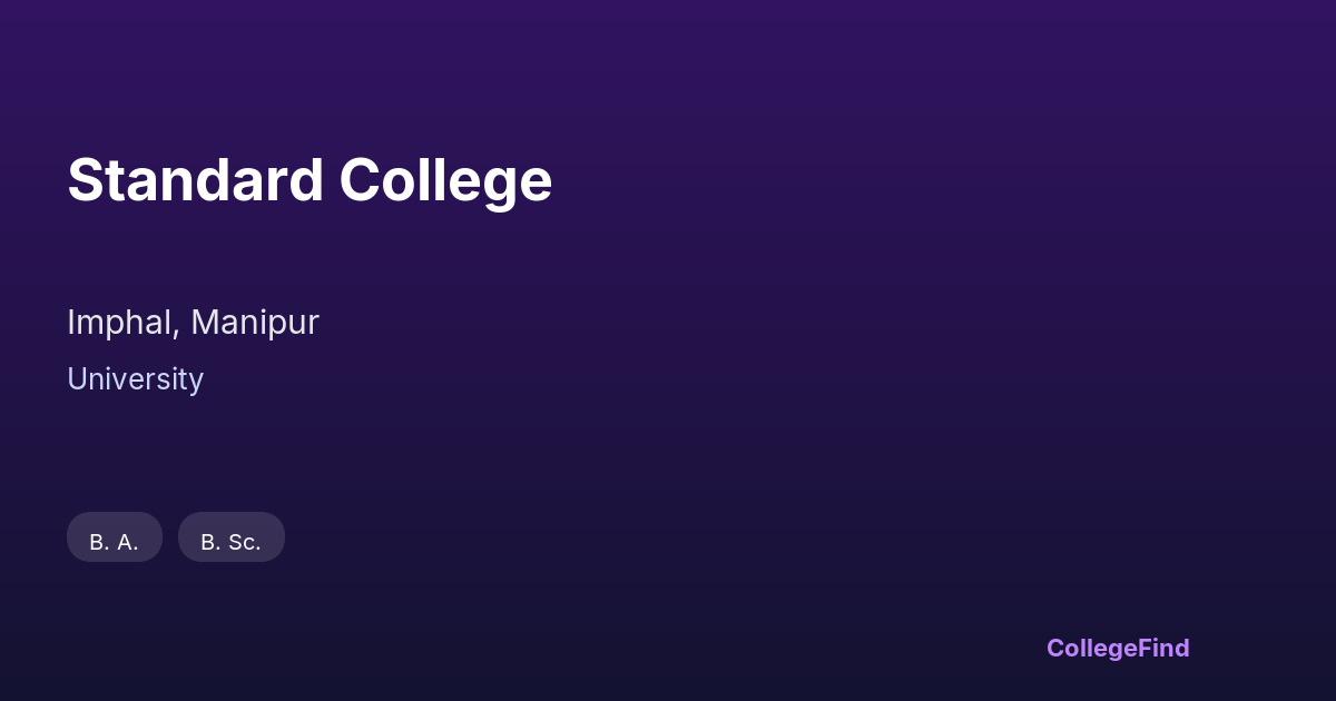 standard college
