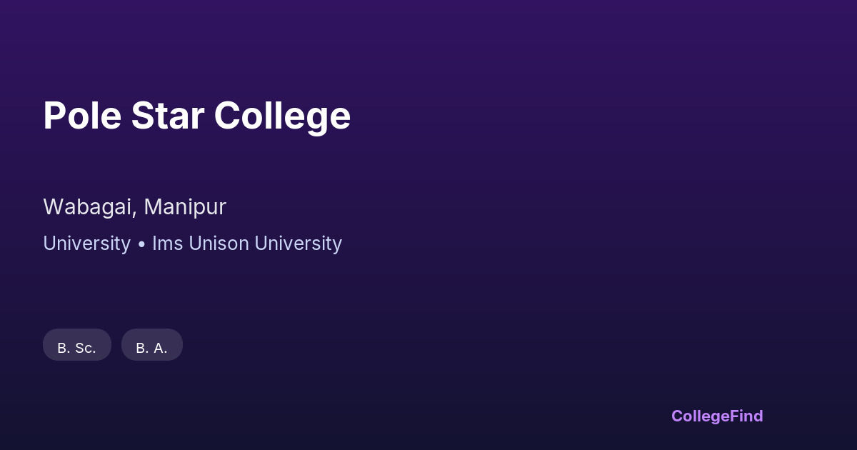 pole star college