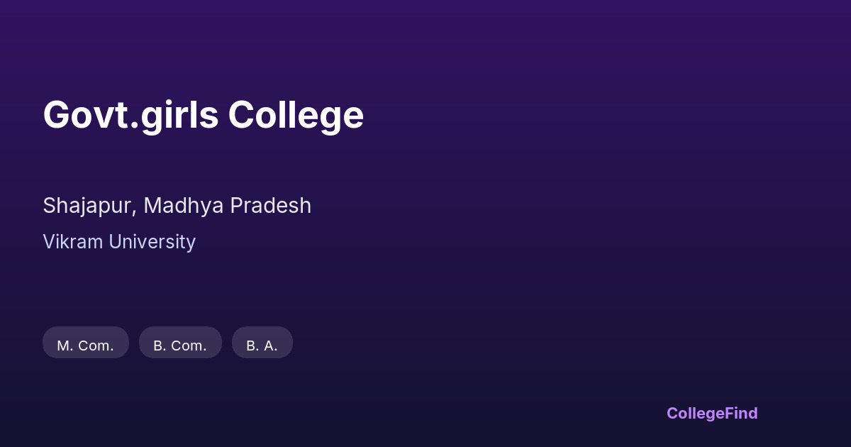 govt.girls college