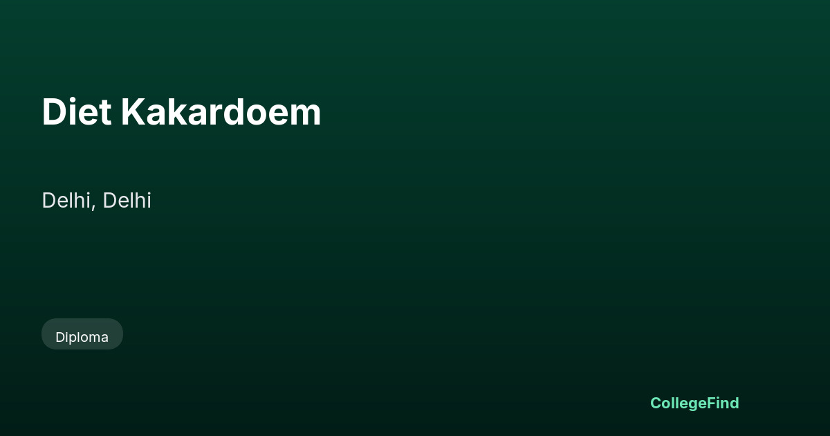 diet kakardoem