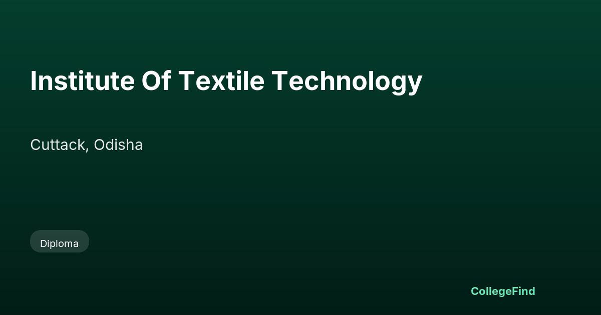 institute of textile technology