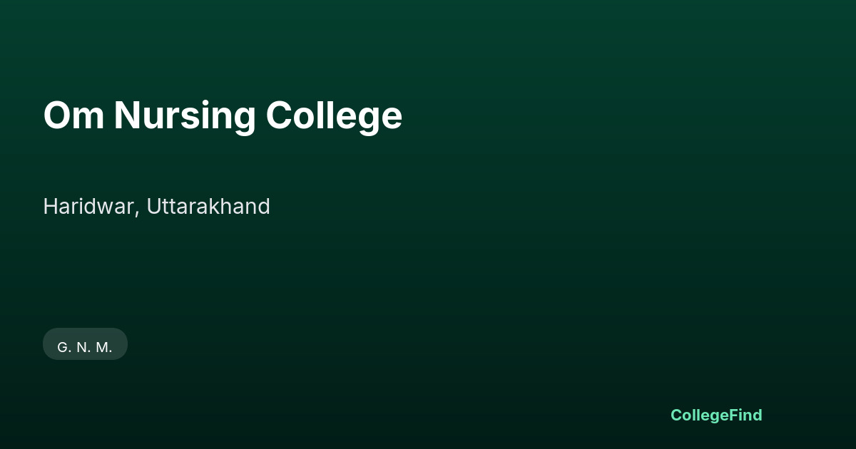 om nursing college
