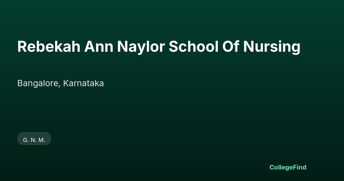 rebekah ann naylor school of nursing