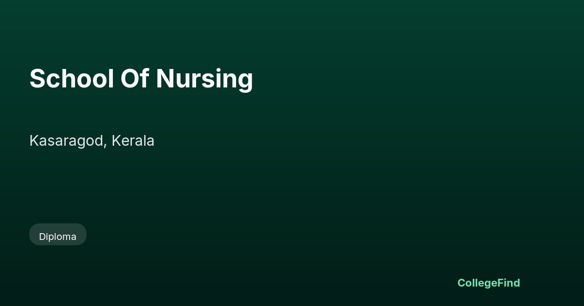 school of nursing