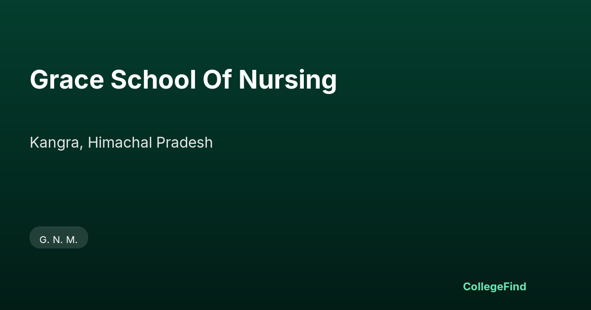 grace school of nursing