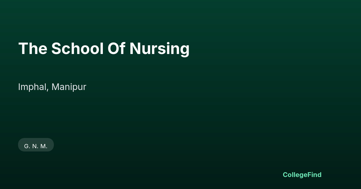 the school of nursing