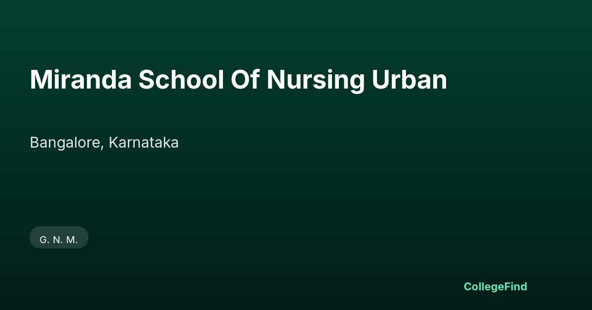 miranda school of nursing urban