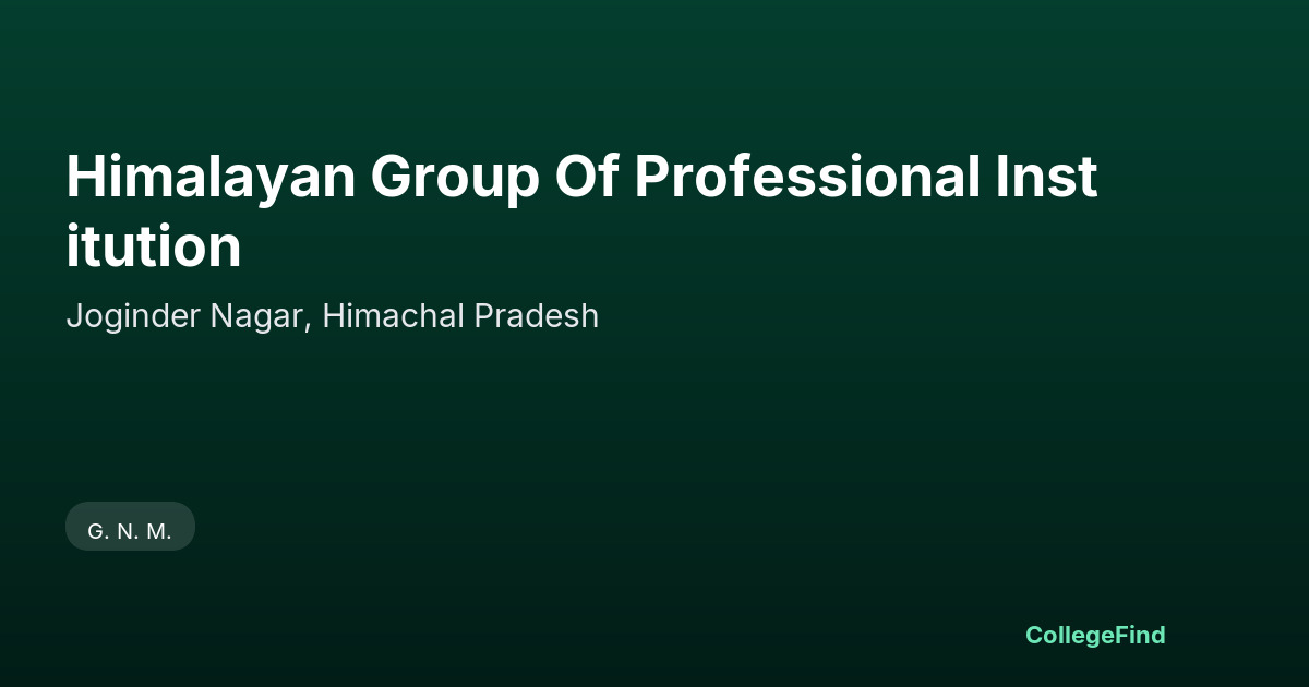 himalayan group of professional institution