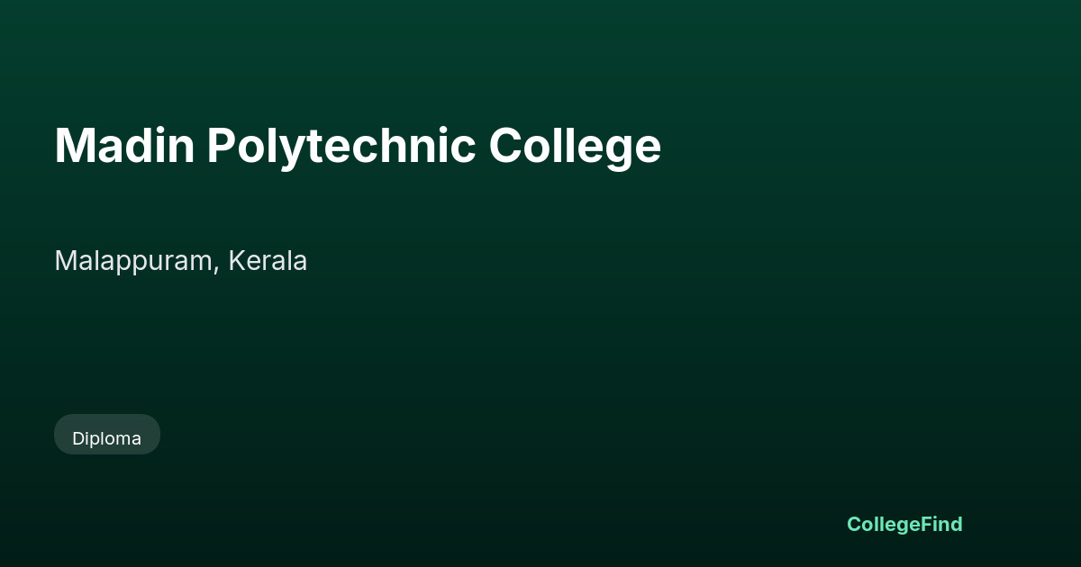 madin polytechnic college