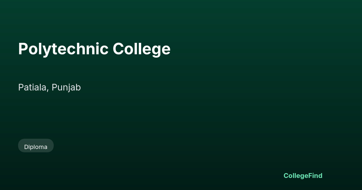 polytechnic college