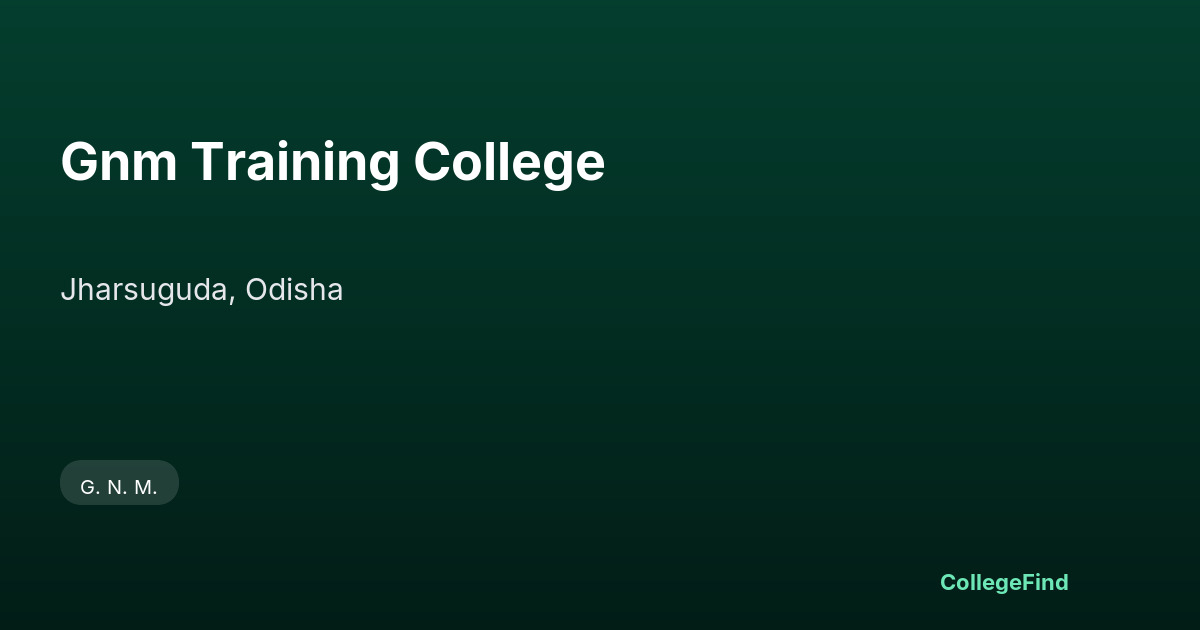 gnm training college