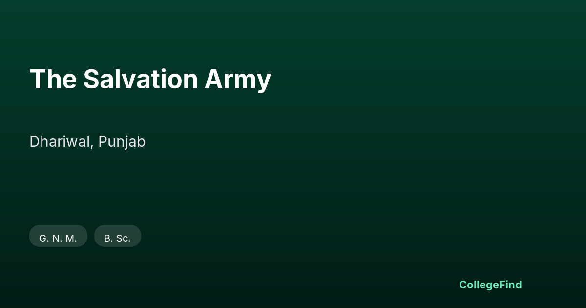 the salvation army