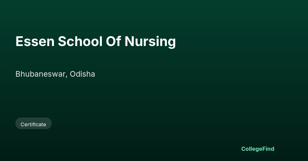 essen school of nursing