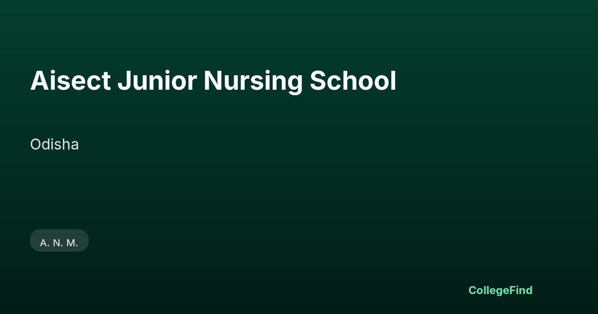 aisect junior nursing school
