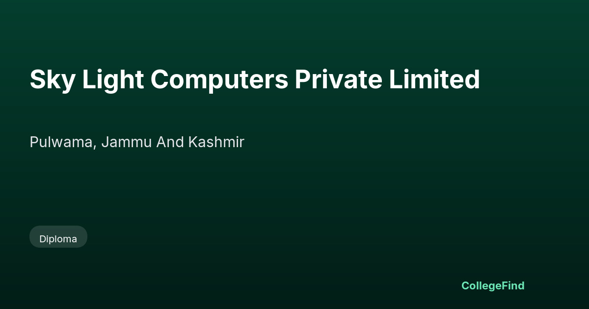 sky light computers private limited