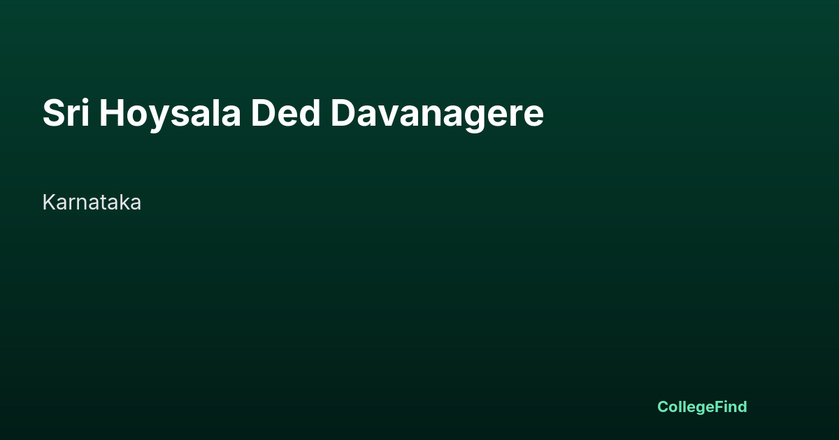 sri hoysala ded davanagere