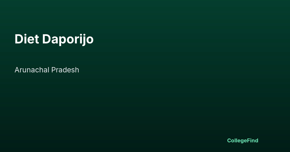diet daporijo