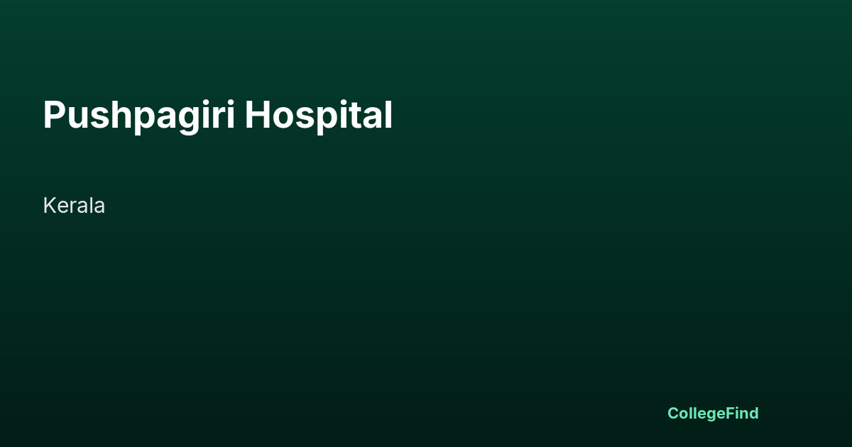 pushpagiri hospital