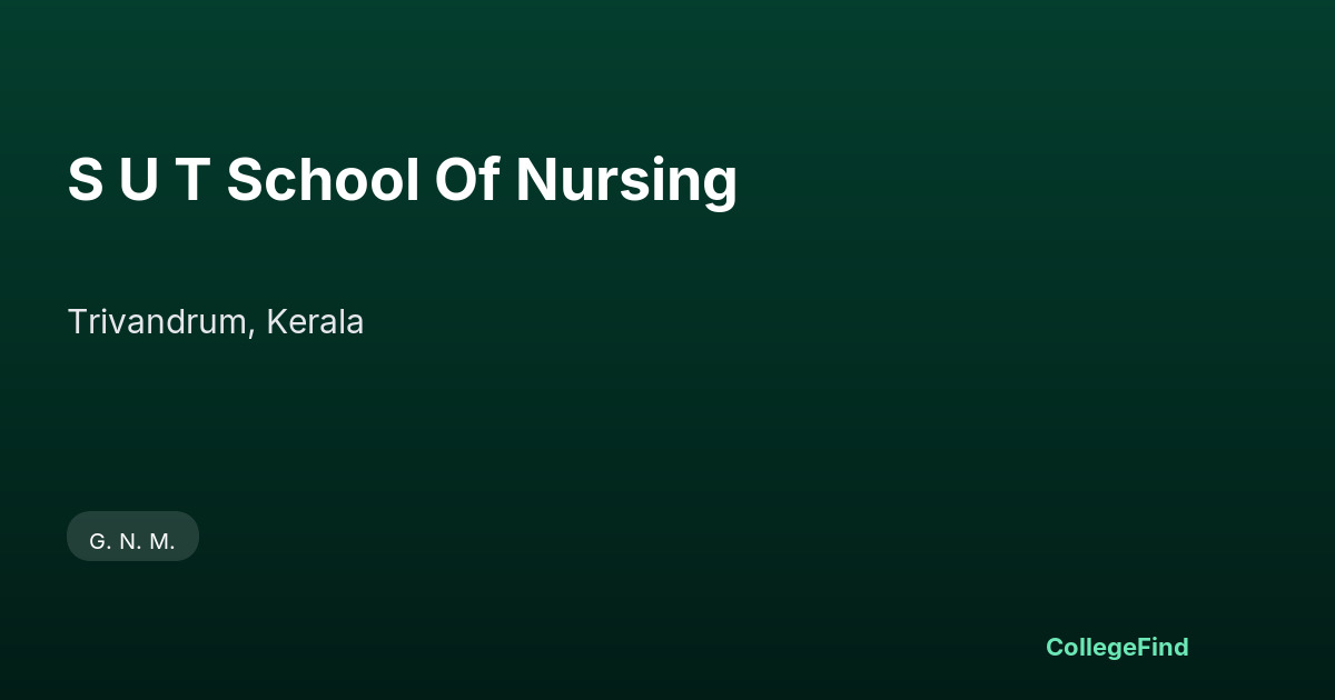 s u t school of nursing