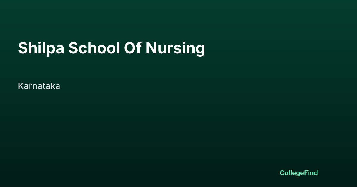 shilpa school of nursing