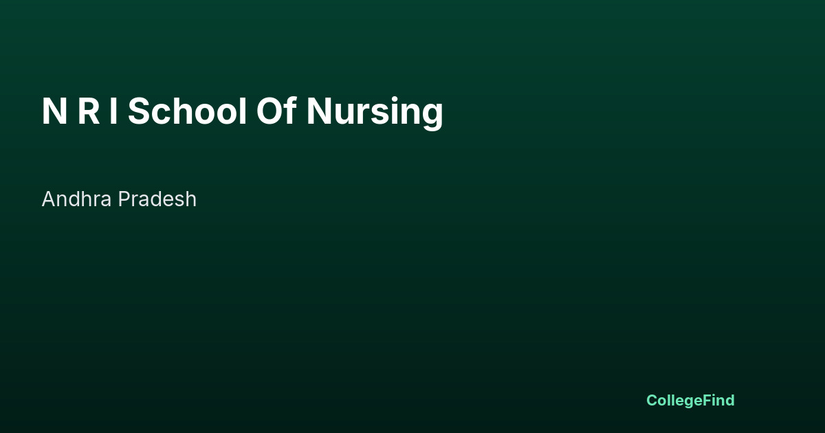 n r i school of nursing
