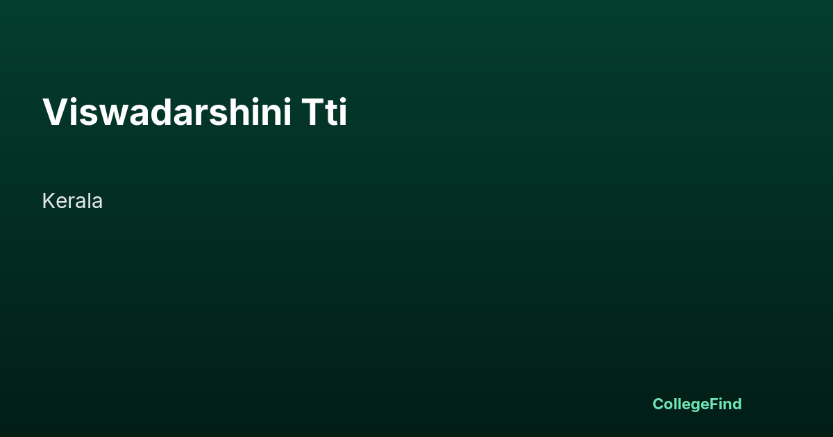 viswadarshini tti